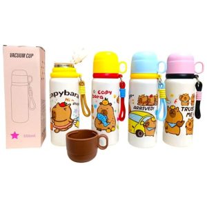 a23-image1292 BOTELLA TERMICA con VASO COLGANTE 550ml ACERO INOXIDABLE SUS 316 ANTIDESLIZANTE capybara labubu 60u|带挂杯的保温瓶袋,550毫升,SUS 316不锈钢材质,防滑水豚 Labubu(60件)