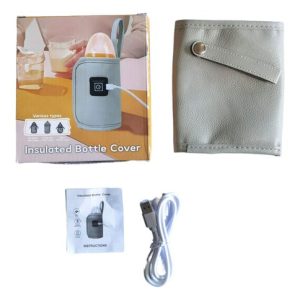 CALENTADOR DE BIBERONES INALAMBRICA PORTATIL RECARGABLE 120u｜可充电便携式无线暖奶器（120件）