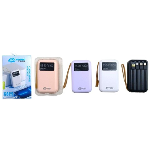 POWER BANK CARGADOR PORTATIL PL-17 LAMBO TECH 6800mAh 100u｜LAMBO TECH PL-17 6800mAh 移动电源（100件）