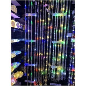 CORTINA LUZ LED RGB 3mx2m 60u｜RGB LED 窗帘灯 3 米 x 2 米（60件）