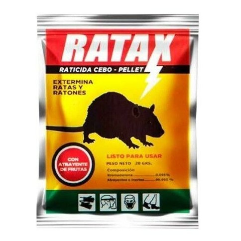 VENENO PARA RATAS 20g  1000u｜老鼠药 20克（1000件）