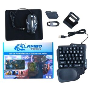 SET DE PERIFERICOS GAMER PARA MOVIL LT-2558 LAMBO TECH 24u｜LAMBO TECH LT-2558 手机游戏外设套装（24件）