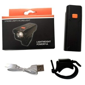 LUZ LED BICICLETA 177 DELANTERA POTENTE RECARGABLE 240u｜强力可充电LED自行车灯，177毫米前置灯（240件）
