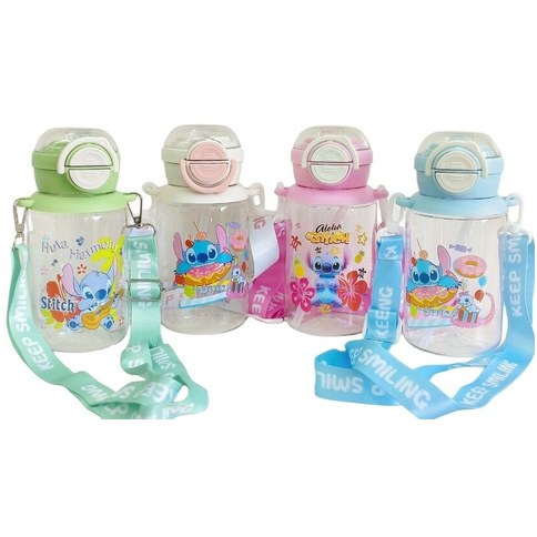 BOTELLA DE AGUA PLASTICO c/2 PICOS 600ml 100u｜双吸嘴塑料水瓶，600毫升（100件）