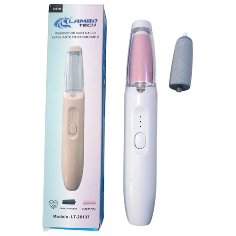 REMOVEDOR QUITA CALLOS ELECTRICO LAMBO TECH LT-26137 RECARGABLE 140u｜LAMBO TECH LT-26137 电动去茧器，可充电，140 个装（140件）