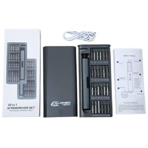 DESTORNILLADOR ELECTRICO DE PRECISION 49 EN 1 LAMBO TECH 40u｜LAMBO TECH 49 合 1 精密电动螺丝刀（40件）