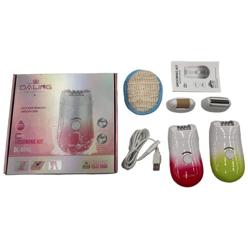 DEPILADORA DALING 3EN1 CORPORAL DL-6040 80u｜DALING DL-6040 三合一脱毛器（80件）