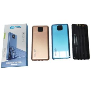 POWER BANK LAMBO TECH PL-81 20000mAh 3 en 1 dorado celeste negro PL-81 100u｜LAMBO TECH PL-81 20000mAh 三合一移动电源（金色、浅蓝色、黑色）（100件）