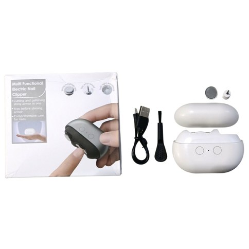CORTAUÑAS ELECTRICO RECARGABLE 160u｜可充电电动指甲钳（160件）