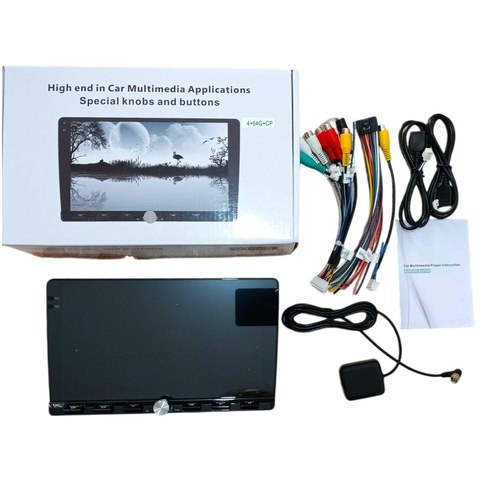 ESTEREO PARA AUTO PANTALLA 9″ LED MULTIMEDIA 4+64G CARPLAY y ANDROID en ESPAÑOL 16u｜车载音响，配备 9 英寸 LED 多媒体屏幕，4+64GB 存储，支持 CarPlay 和 Android 系统（西班牙语）（16件）