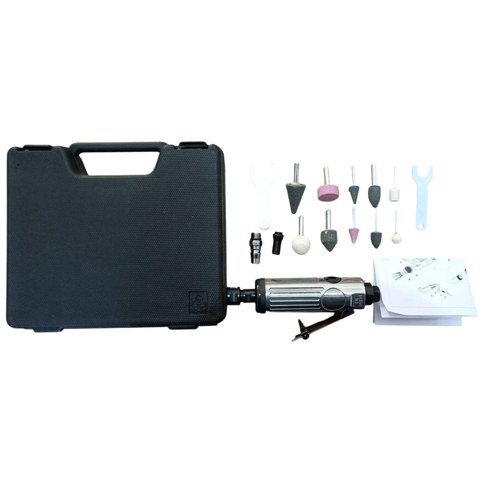 KIT DE AMOLADORA RECTA NEUMATICA 20u｜气动直磨机套装（20件）