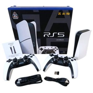 CONSOLA DE JUEGOS RS5 con 2 JOYSTICK 3D GAMES 4K HDR 2.4G INALAMBRIICO 20u｜RS5 游戏机（含2个游戏手柄，支持4K HDR 2.4G无线3D游戏） -（20件）