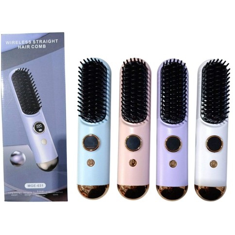 CEPILLO ALISADOR DE PELO MGE-031 RECARGABLE 60u｜MGE-031 可充电直发梳（60件）