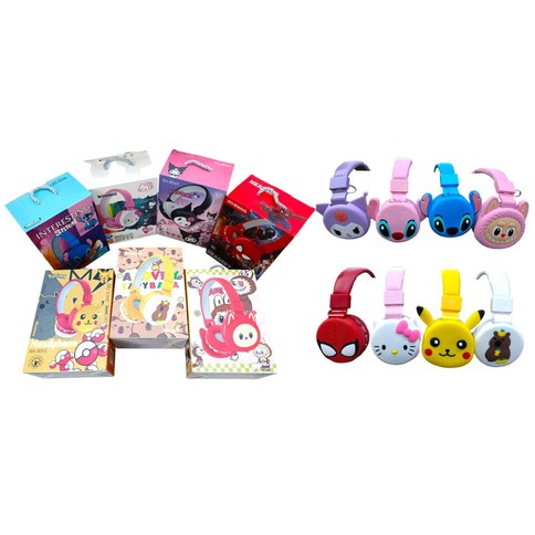 AURICULAR BLUETOOTH VINCHA AH-806 INFANTIL PERSONAJES 100u｜AH-806儿童卡通蓝牙耳机，共（100件）