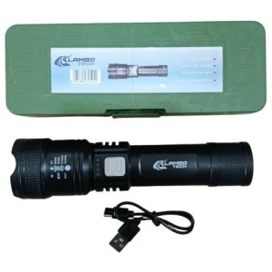 810 LINTERNA RECARGABLES EN CAJA LAMBO TECH C-JF2504 100u｜Lambo Tech C-JF2504 可充电手电筒（810） -（100件）