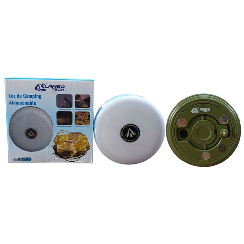 LUZ DE CAMPING ALMACENABLE MAGNETICA LAMBO TECH calida multicolor  120u｜LAMBO TECH磁性收纳露营装备灯光，暖白/多色（120件）