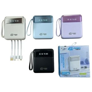 POWER BANK CARGADOR PORTATIL 4en1 PL-85 LAMBO TECH 8000mAh 100u｜PL-85 LAMBO TECH 四合一便携式移动电源 8000mAh（100件）
