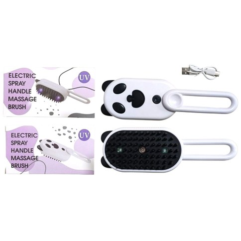 CEPILLO PULVERIZADOR VAPOR PANDA con MANGO para MASCOTA RECARGABLE 120u｜RS5游戏机（含2个摇杆，支持3D游戏、4K HDR和2.4G无线连接）（120件）