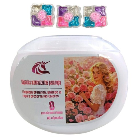 CAPSULA AROMATIZANTE p/LAVAR ROPA 80 LAVADOS 30u｜洗衣香氛胶囊，80次用量（30件）