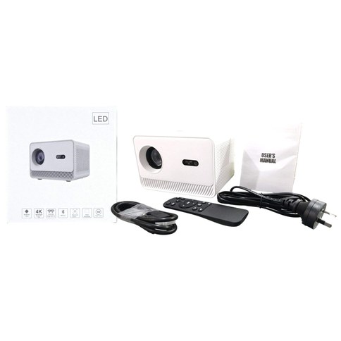 PROYECTOR M10 Android 12.0 4K HD 1920x1080p BT5.0 c/CONTROL REMOTO 12u｜M10 投影仪，安卓 12.0 系统，4K 高清 1920x1080p，蓝牙 5.0，带遥控器（12件）