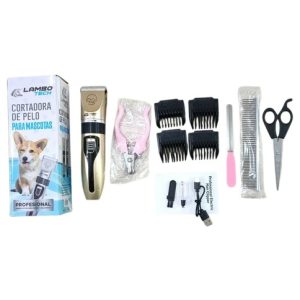 KIT PELUQUERÍA CORTAPELO P/MASCOTAS LAMBO TECH 48w 800mAh 70u｜LAMBO TECH 宠物美容套装 48W 800mAh（70件）