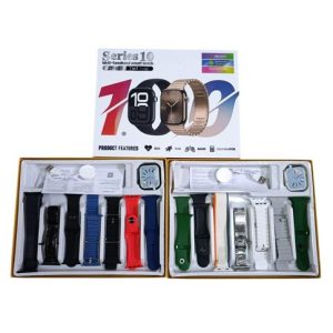 SET SMART WATCH Series10 ZT-003 7mallas RECARGABLE 50u｜智能手表套装 Series 10 ZT-003，7 网状屏幕，可充电（50件）