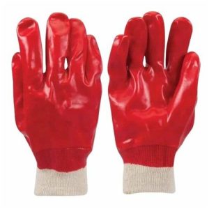 GUANTE PVC ROJO 120u｜红色PVC手套（120件）
