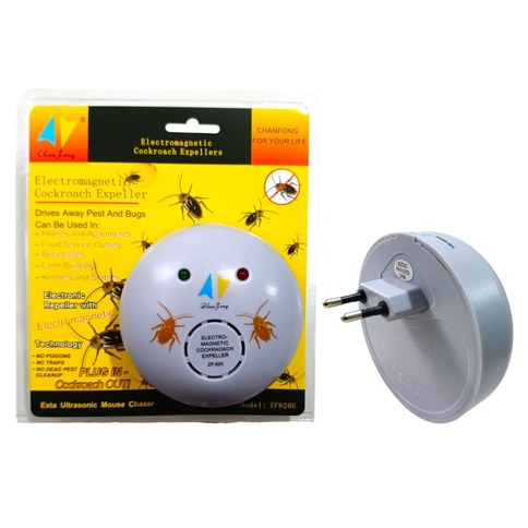 REPELENTE ULTRASONICO CUCARACHA ZF820 AYUTENDA INSECTO a CORRIENTE 100u｜AYUTENDA ZF820超声波蟑螂驱避器（100件）