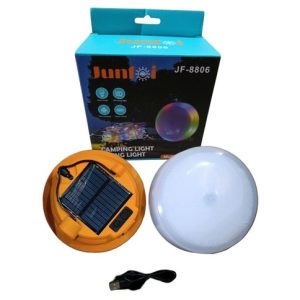 LUZ LED JF-8806 SOLAR CALIDO/RGB GUIRNALDAS CAMPING 10m ENROLLABLE EXTERIOR COLGABLE 9.8m 12x6cm REC｜JF-8806太阳能暖光/RGB LED灯串，10米，适用于露营，可卷起，户外悬挂式遮阳篷，9.8米，12x6厘米，REC