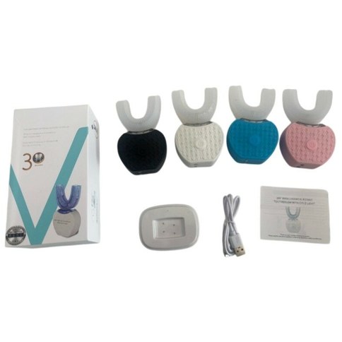 CEPILLO BLANQUEADOR ULTRASONICO 360°RECARGABLE 60u｜360°可充电超声波美白牙刷（60件）