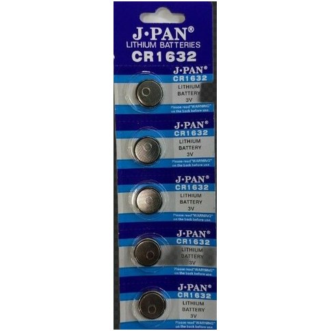 PILA BOTON J.PAN CR1632 x5pcs 1000u｜J.PAN CR1632纽扣电池（5节，1000节）（1000件）