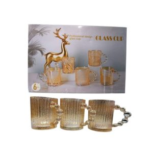 SET TAZA VIDRIO x6pcs 12u｜玻璃杯套装（6件套（12件）