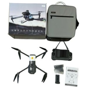 DRON P7MAX CAMARA DUAL 2.7K EVITA OBSTACULOS 4V 4700mAh CONTROL REMOTO c/VISOR 5.5 SOPORTE 1u｜P7MAX无人机，配备双2.7K摄像头、避障功能、4V 4700mAh电池、带5.5英寸显示屏和支架的遥控器（1件）