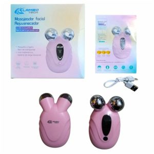 MASAJEADOR FACIAL 138 MICROCORRIENTE RECARGABLE LAMBO TECH 120u｜Lambo Tech 120可充电微电流面部按摩器（120件）