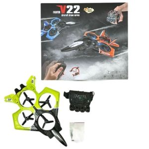 DRON AIRCRAFT FIGHTER V22 LH-X72 500mAh c/CONTROL REMOTO GUANTE 24u｜V22 LH-X72 500mAh无人机，带遥控器和手套（24架）（24件）