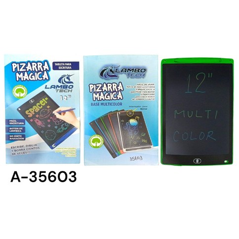 PIZARRA 12“ MULTICOLOR LAMBO TECH 100u｜Lambo Tech 12 英寸多色白板（100件）