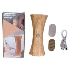 LAMPARA LUZ LED PARED NOCTURNA c/SENSOR DE MOVIMIENTO RECARGABLE 120u｜带运动传感器的可充电LED夜灯（120件）