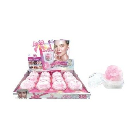 POLVO ILUMINADOR con POM POM  A42A IMAN OF NOBLE 288u｜带绒球的提亮粉 A42A IMAN OF NOBLE 288 件装（288件）