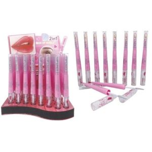 LAPIZ DELINEADOR DE LABIOS+GEL DE PESTAÑAS P079C 2en1 IMAN OF NOBLE 1152u｜IMAN OF NOBLE P079C 二合一唇线笔 + 睫毛胶（1152件）