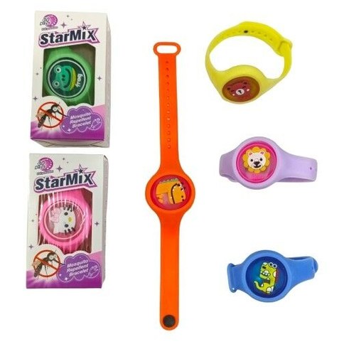 RELOJ INFANTIL REPELENTE DE MOSQUITO CON LUZ NO.2115 360u｜儿童带灯驱蚊手表 2115 号（360件）