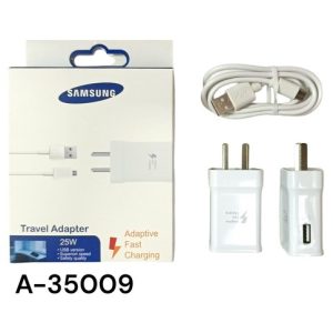 CARGADOR SAMSUNG 25w CABEZAL+CABLE USB-C 500u｜三星 25W 充电器（USB-C 接口及数据线）（500件）