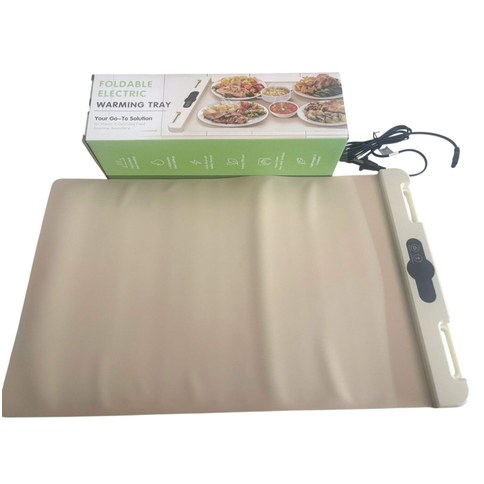 MANTA ELECTRICA CALIENTA ALIMENTOS PLEGABLE 62x38.5x2.4cm 16u｜可折叠电热保温毯（62x38.5x2.4厘米）（16件）