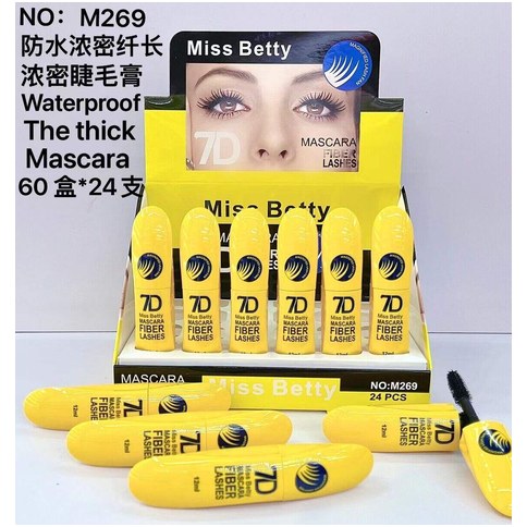 MASCARA DE PESTAÑA M269 MISS BETTY 1440u｜Miss Betty睫毛膏 M269（1440件）