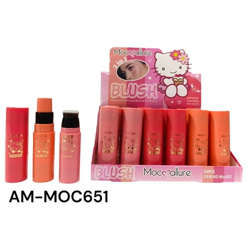 RUBOR CON BROCHA MOC651 MOCOALLURE 1440u｜MocoAllure 腮红刷 MOC651（1440件）