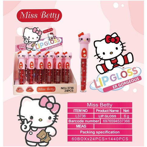TINTE LABIAL L3736 MISS BETTY 1440u｜贝蒂小姐唇釉 L3736（1440件）