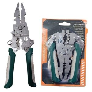 PINZA PELACABLE 7 AUTOMATICO MULTIFUNCION PLEGABLE 100u｜7位自动多功能折叠式剥线钳（100件）
