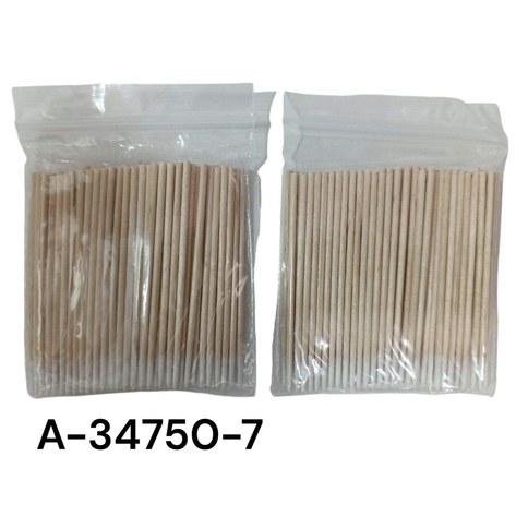 MICRO HISOPOS DE MADERA 0.7cm 1200u｜微型木质棉签 0.7厘米（1200件）