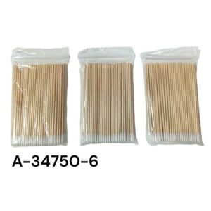 MICRO HISOPOS DE MADERA 1cm 1200u｜微型木质棉签 1厘米（1200件）
