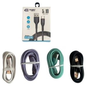 CABLE V8 CARGA RAPIDA 5.1A LAMBO TECH LT-26118 4negro 4blanco 4lila 2celeste 600u｜Lambo Tech LT-26118 V8快充线 5.1A（4条黑色，4条白色，4条淡紫色，2条浅蓝色）（600件）