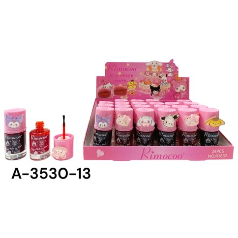 R1637 TINTA LABIAL RIMOCOO 864u｜R1637 RIMOCOO 唇釉（864件）